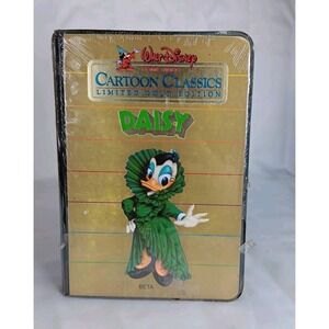 New Walt Disney Cartoon Classics‎ Limited Gold Edition Daisy BETAMAX Sealed-READ